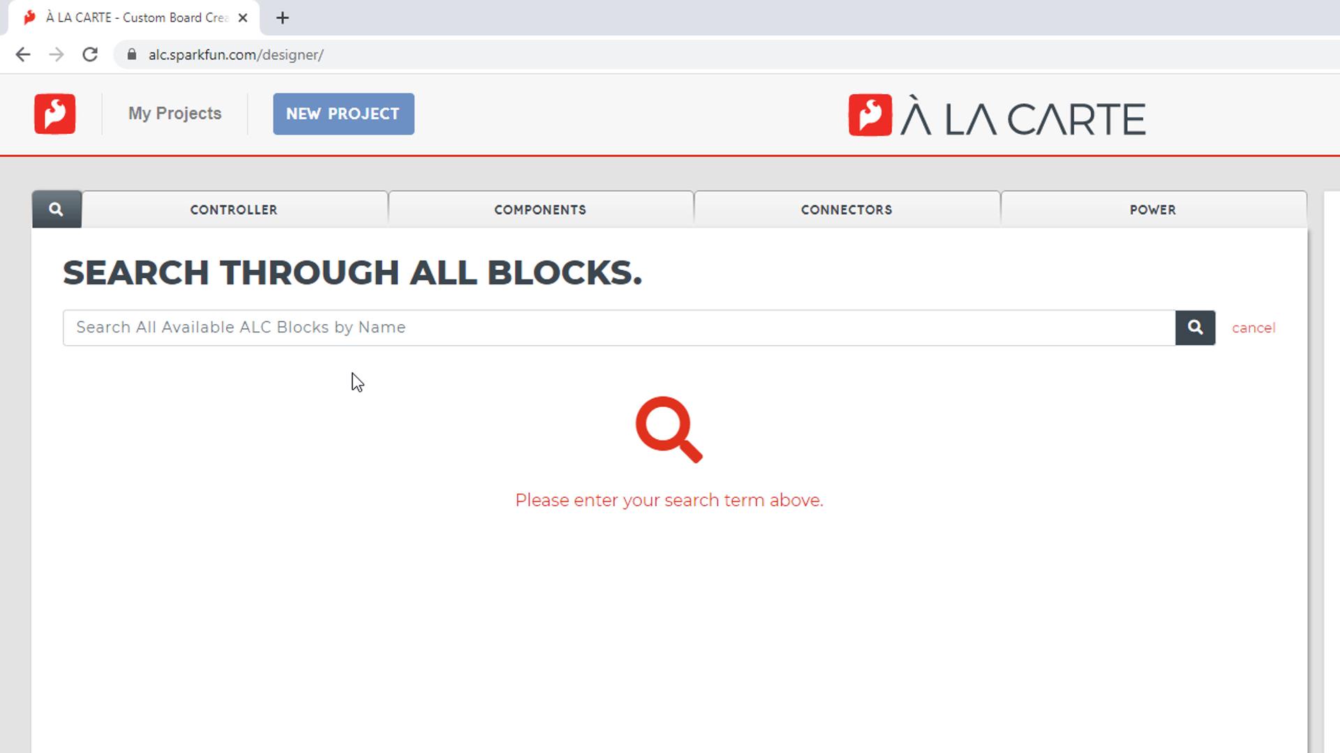 SparkFun ALC - global search