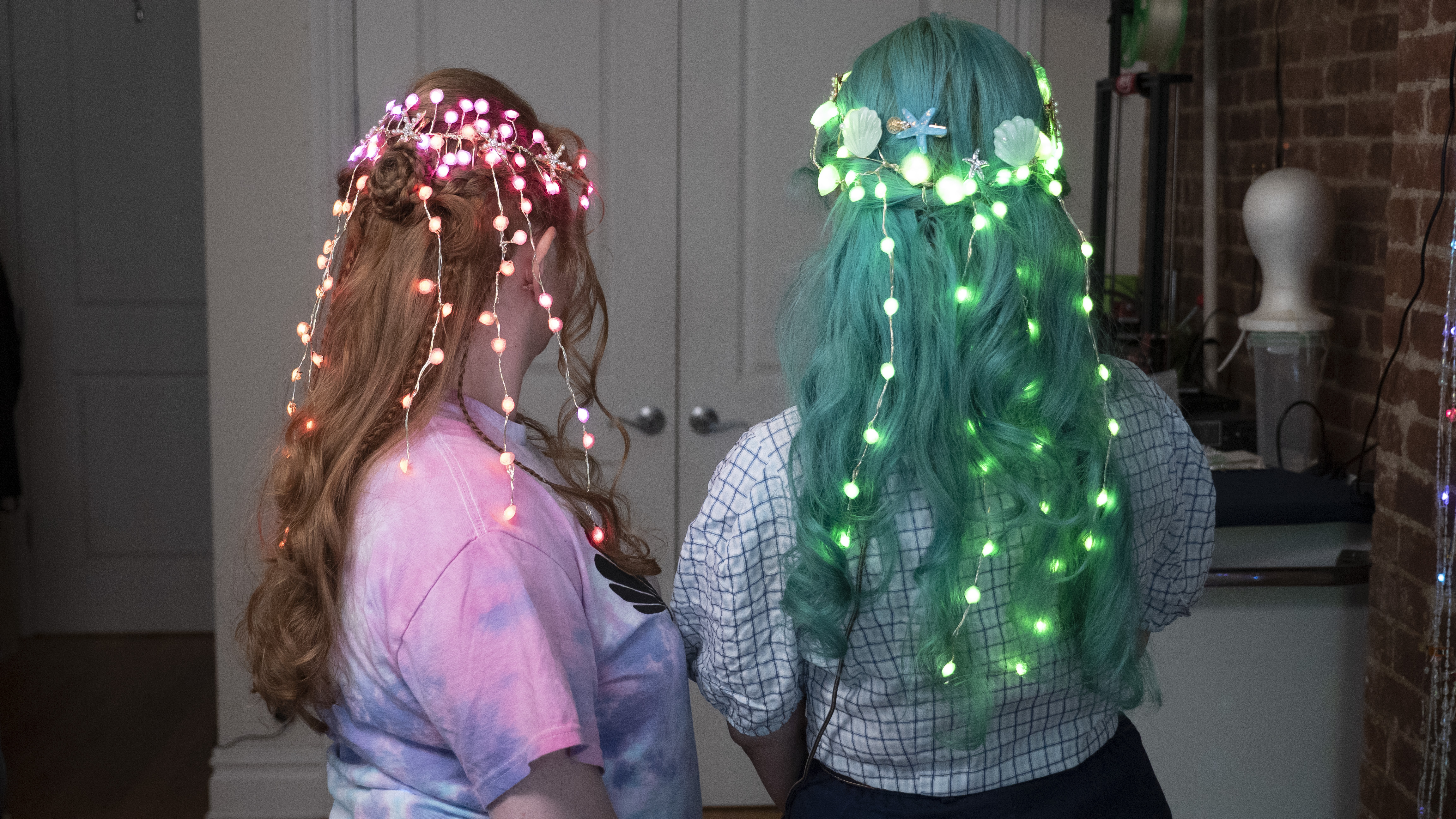 final LED hairstyle
